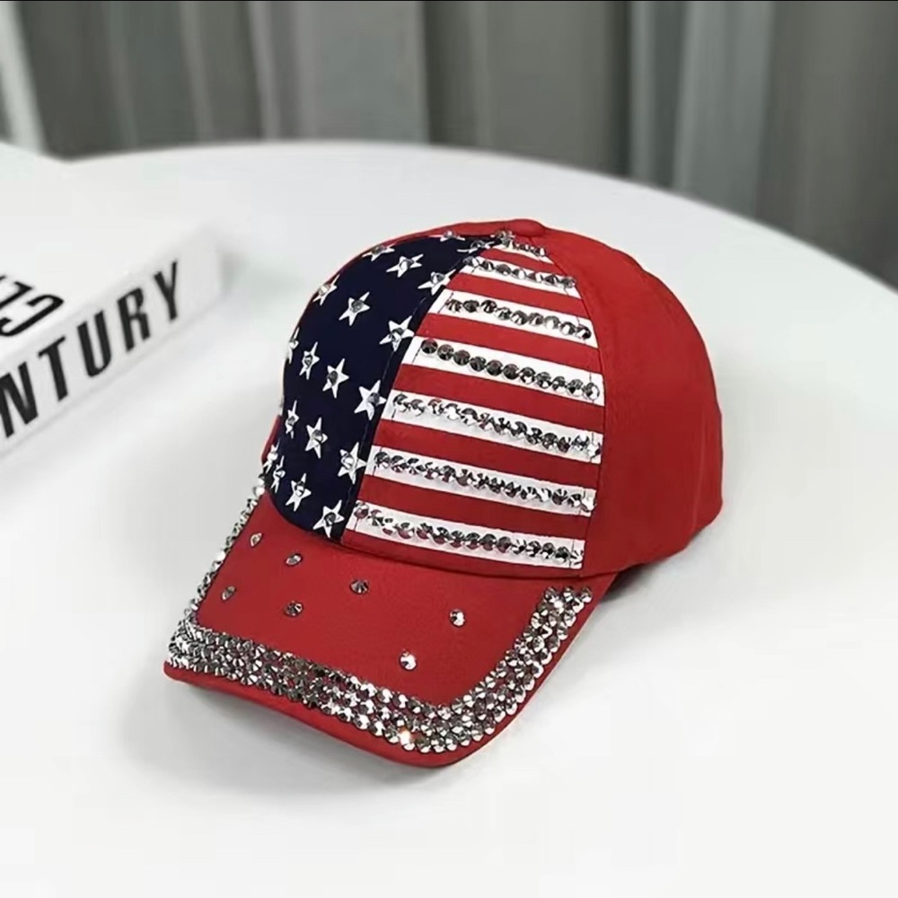 New Five-pointed Star Artificial Diamond Baseball Cap